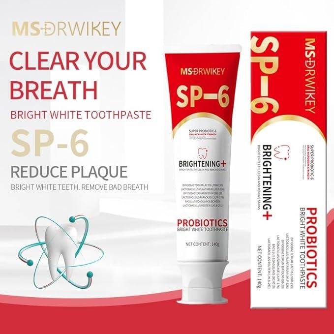 SP-6 Probiotic Whitening Toothpaste for Sensitive Teeth