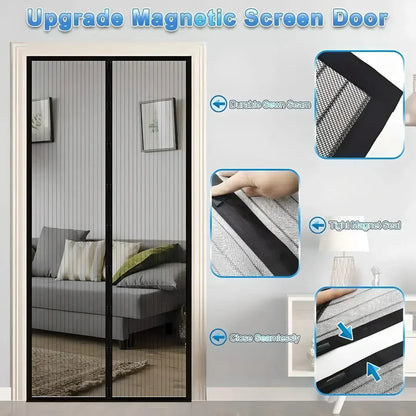 🪟 Magnetic Anti-Mosquito Door Curtain: The Ultimate Barrier Against Uninvited Guests! 🦟✨